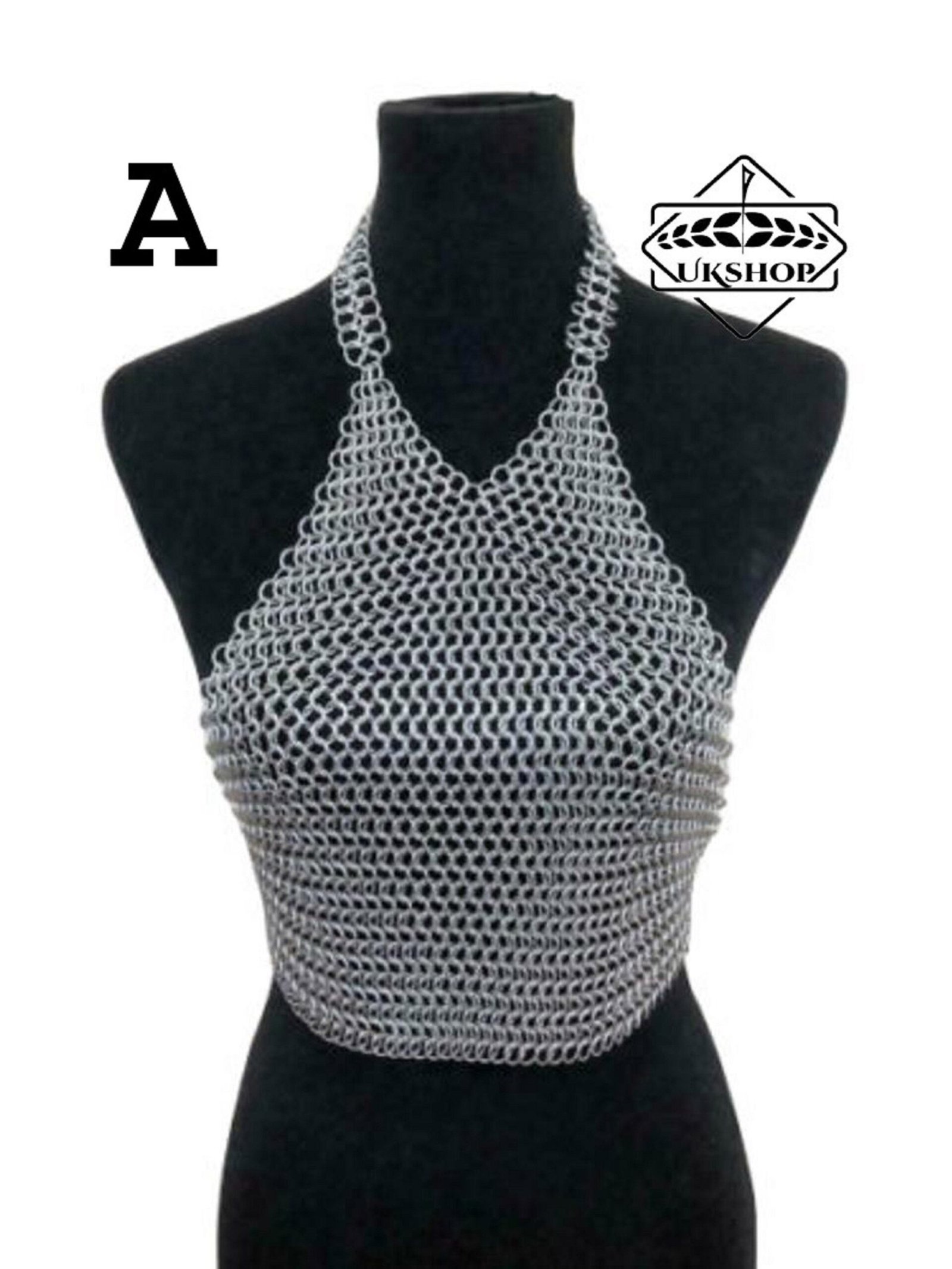 Chainmail Top Womens Clothing Bra Handmade Gift Uketsyshop