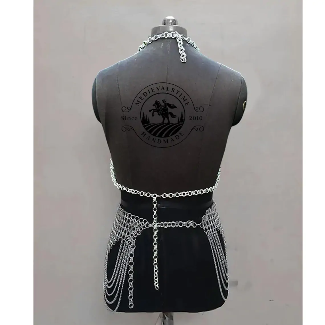 Chainmail Top with Skirt Fancy Set (1)
