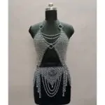 Chainmail Top with Skirt Set