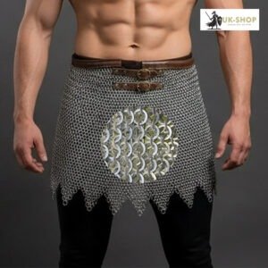 Chainmail Skirt - Aluminium 10MM Flat Riveted With Washer
