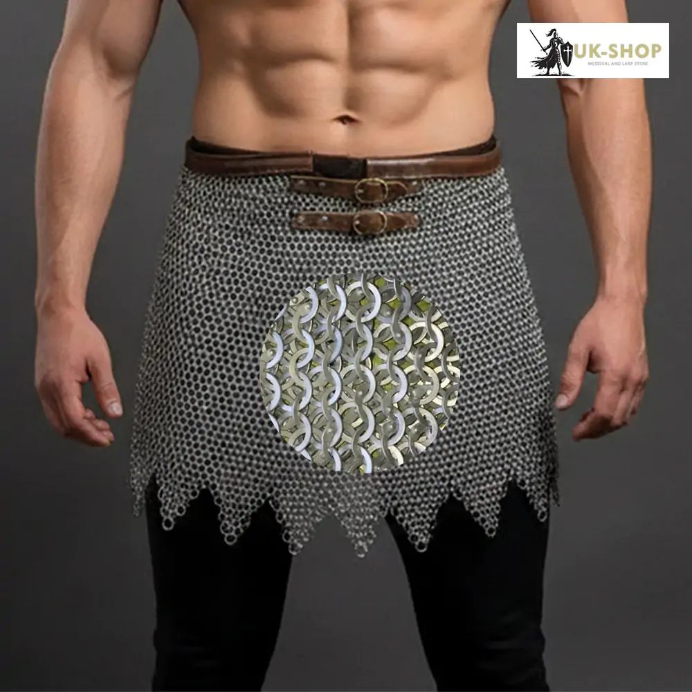 aluminium skirt flat ring riveted aluminium skirt flat ring riveted Chainmail Skirt - Aluminium 10MM Flat Riveted With Washer