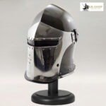 Medieval Barbuta Helmet 1.2MM Steel Black 1 barbuta helmet 888