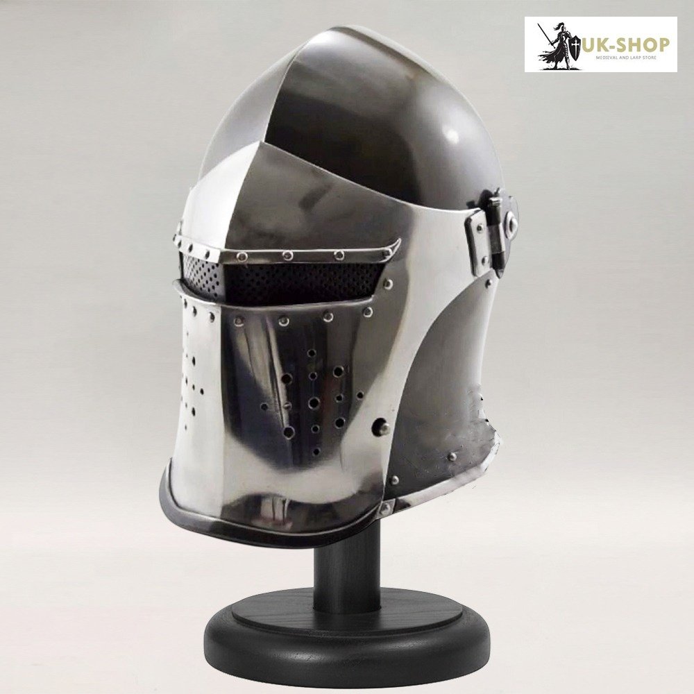 barbuta helmet 888 barbuta helmet 888 Medieval Barbuta Helmet 1.2MM Steel Black