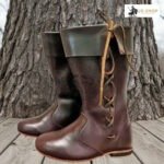 Medieval Leather Laces Shoes