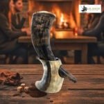 Viking Drinking Horn - 12 Inches Natural Authentic horn