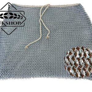 Medieval Chainmail Skirt, 9mm Round Riveted Skirt, Thanks giving gift