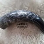 Raven Viking Drinking Horn mug, Viking Drinking Mug, Thanks giving gift