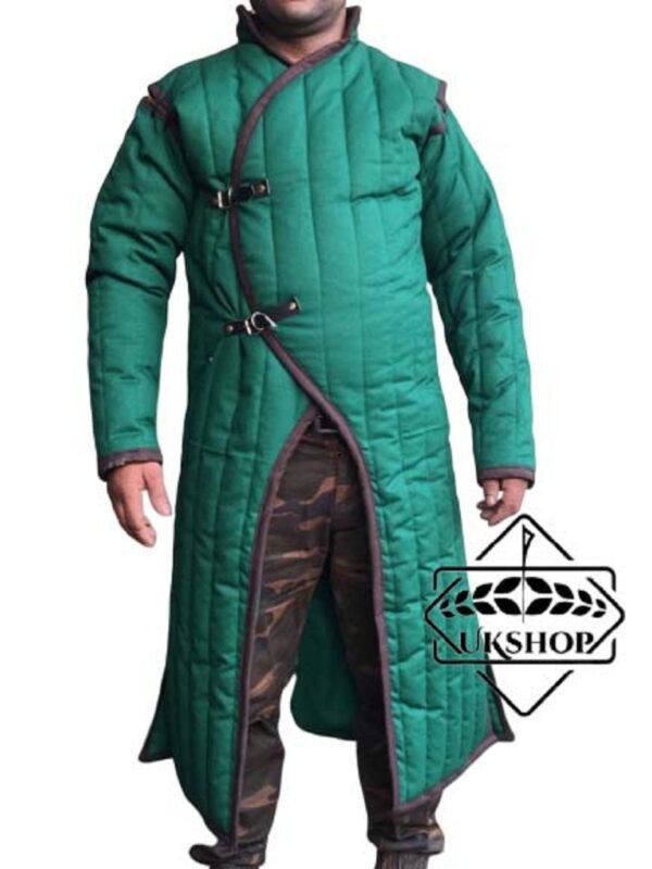 il fullxfull.2240166624 ec4z scaled Medieval Green SCA Larp Gambeson Standard Sizes, Thanks giving gift