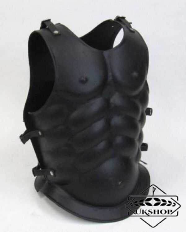 il fullxfull.2295107605 fy98 1 Leather Breast Plate Armor with Black finish