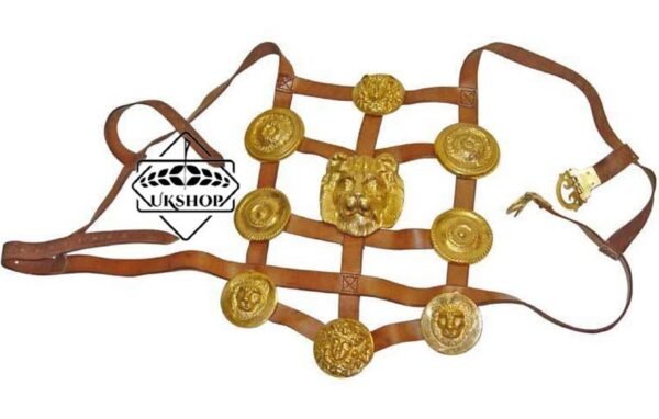 il fullxfull.2404458507 o36n 1 Roman phalerae set of cast Brass reenactors phalerae costume Roman Belt | Roman Armor for SCA Larp | Thanks giving gift