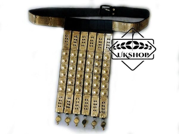 Roman Cingulum Belt - Brass and Leather For re-enactment larp Armor