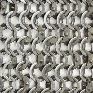 ChainMail Wedge Sheet, 9mm Flat Rings washar Wedge Riveted Sheet, Easter
