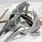 Steel Gladiator Face Mask Hand-Forged sca-larp-helmet for Thanks giving gift