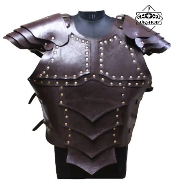 Medieval-Muscle Leather Armor,Roman Chest plate | theatrical Armor LARP SCA Burning Man, Thanks giving gift