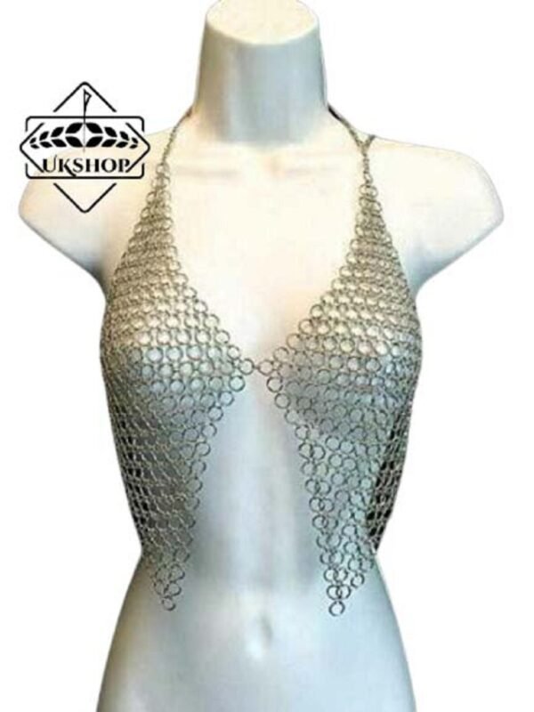 il fullxfull.3248735590 dbpq 1 scaled Sexy Chainmail Bra, Handmade Bra Set built by Aluminum rings, mother day gift