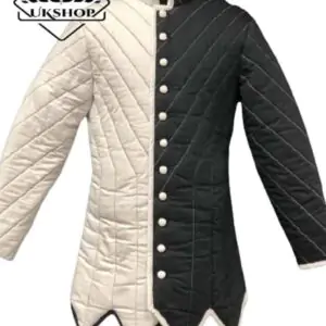 Aketon Gambeson With Long Sleeves, Padded Gambeson with Botton, Thanks giving gift