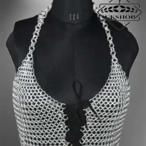 Chainmail Sexy Bra, Body Jewelry, Handmade Bra, handmade gift