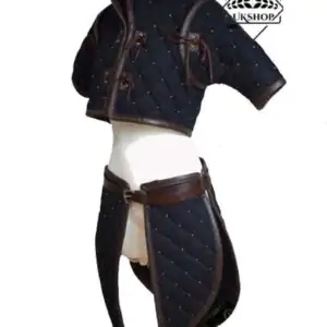 Thick Padded Female Costume |Female Gambeson PADDED Armor assasin witcher inquisitor | medieval warrior larp best gift for Labor Day gift