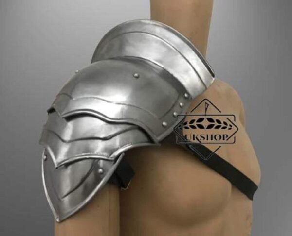 il fullxfull.4133562063 2x3s 1 Steel armor pauldron for gladiator metal cosplay shoulder LARP fantasy armor handcrafted | armor custom knight shoulder, Thanks giving gift