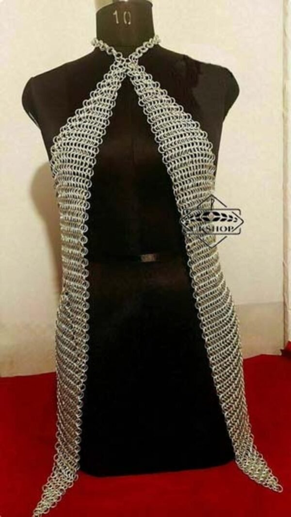 il fullxfull.4256669693 qjj9 1 scaled Chainmail Halter - Aluminium Butted 10MM - 16 Gauge