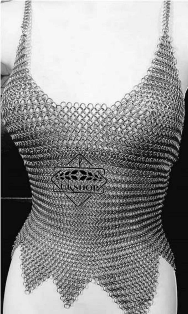 il fullxfull.4291938669 sp6w 1 scaled Sexy Chainmail Top, Chainmail Halter, mother day gift