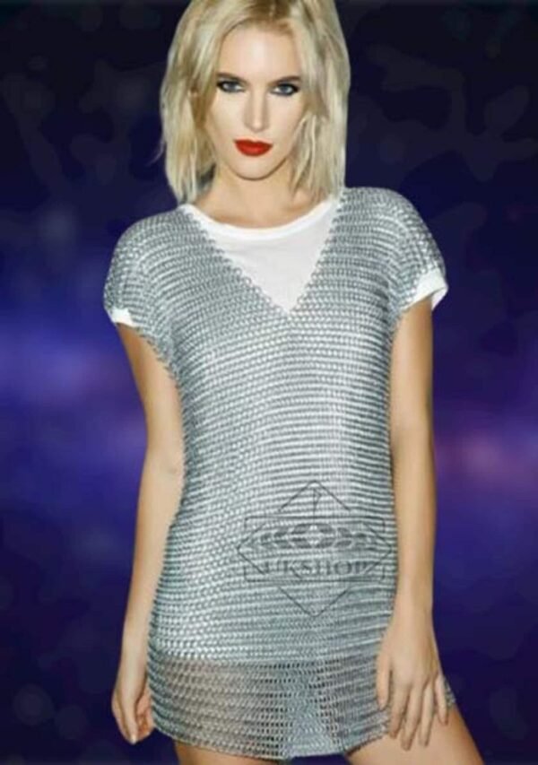 Aluminum Butted Women Chainmail Shirt / Vest