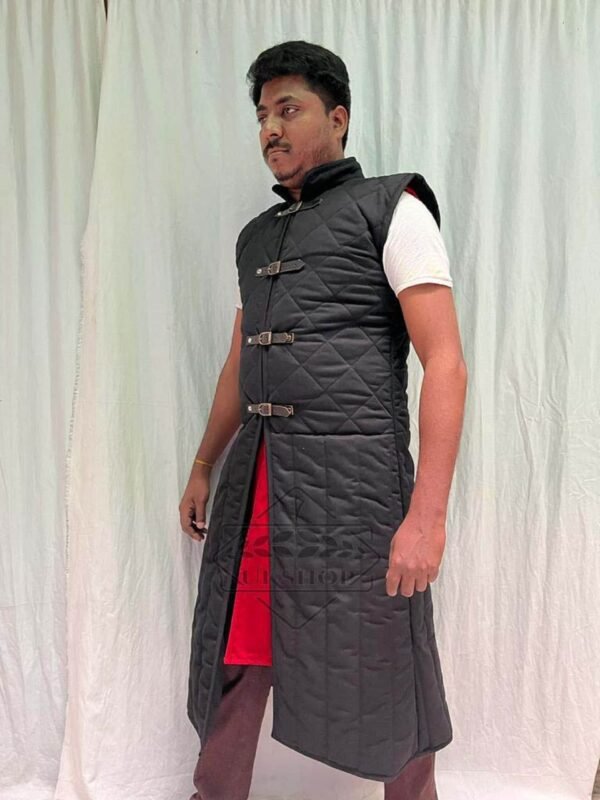 il fullxfull.4424744500 fis5 scaled Thick Renaissance Gambeson For Sca Group, Sleeveless Gambeson, Thanks giving gift