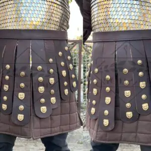 Roman Legion Apron Belt Leather Trozan Armor Costume Armour Item Waist Leather Belt | Thanks giving gift