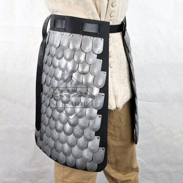 Medieval Scale Body Armor, Leather Liner 20G Steel LARP Costume, Scale Armor, Thanks giving gift