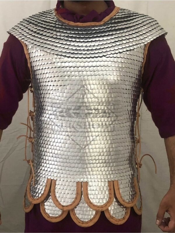 il fullxfull.4764829991 jvk9 scaled Aluminium Lorica Squamata, (Scale Armor) With Doubler & Double pteruges