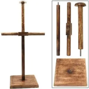Wooden Display Stand For Armor Costume & Helmet