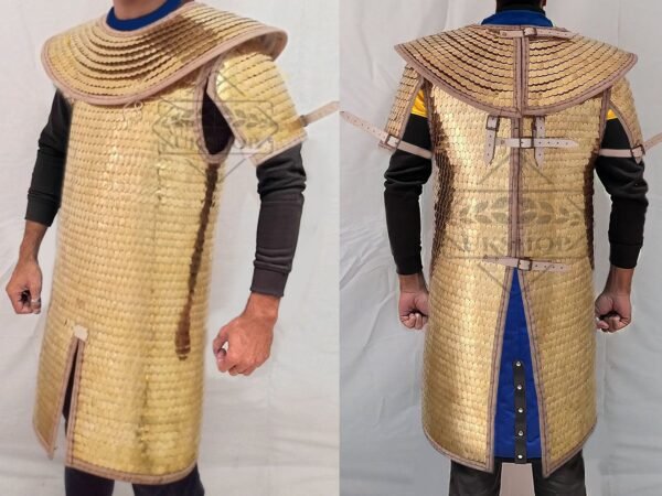 Roman Lorica Squamata, Brass Scale Armor | Roman Armor, Thanks giving gift