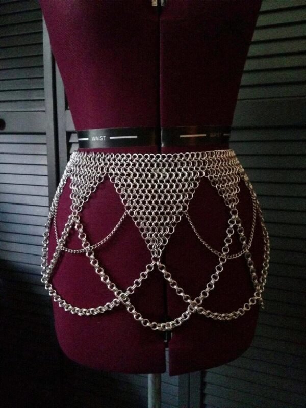 il fullxfull.4865716523 3qsj scaled Chainmail Mini Skirt, Swim Chainmail Skirt,Ornamental Belt Belly Dance Belt Aluminium | Mothers day gifts