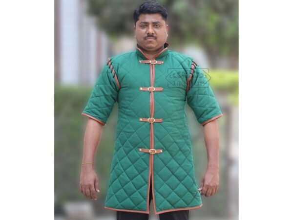 Medieval Gambeson Armor, short sleeves Viking Gambeson Costumes, Thanks giving gift