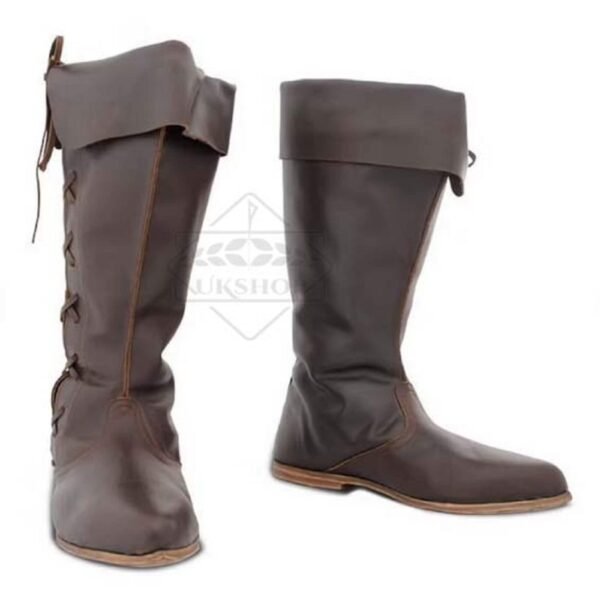 Medieval Long Boots Medieval Leather Boot