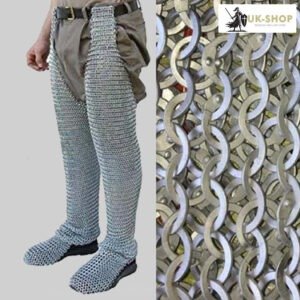 Chain mail Chausses 9mm Flat Ring