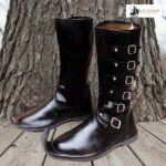 Multi-Buckle Knee High Boots