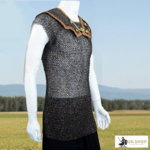 Chainmail Lorica Hamata 9MM Flat Riveted Ring with Washer Mild Steel