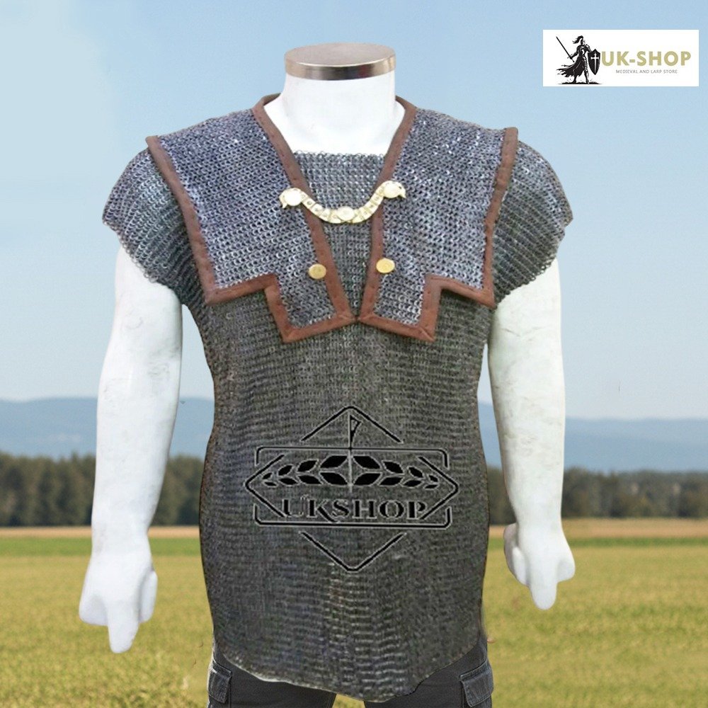 lorica hamata mild steel flat ring lorica hamata mild steel flat ring Lorica Hamata 6 MM Flat Ring Riveted with Solid Ring Mild Steel