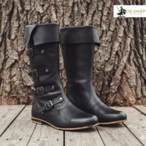 Medieval High Leather Boots