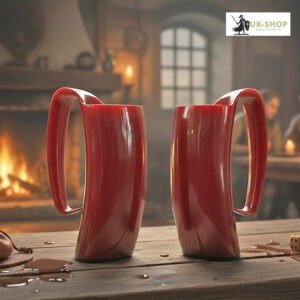 Ox Viking Drinking Mug Polished