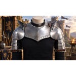 Medieval Gorget Spaulders Arms with Shoulder Set 1 pauldron15