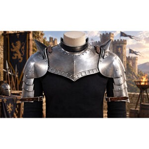 Medieval Gorget Spaulders Arms with Shoulder Set