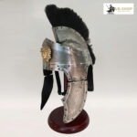 Vintage Roman Centurion Helmet Silver Finish