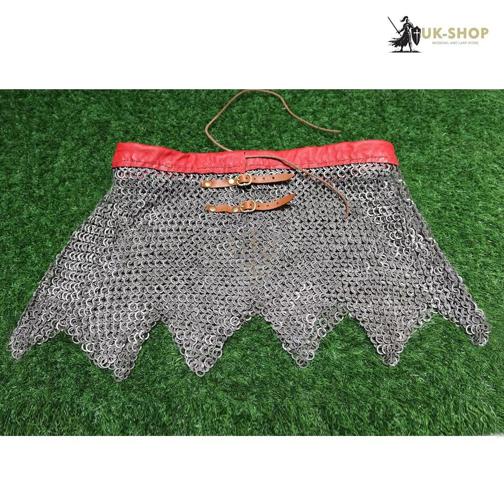 skirt zig zag 1 Chainmail Skirt 9mm Flat Riveted