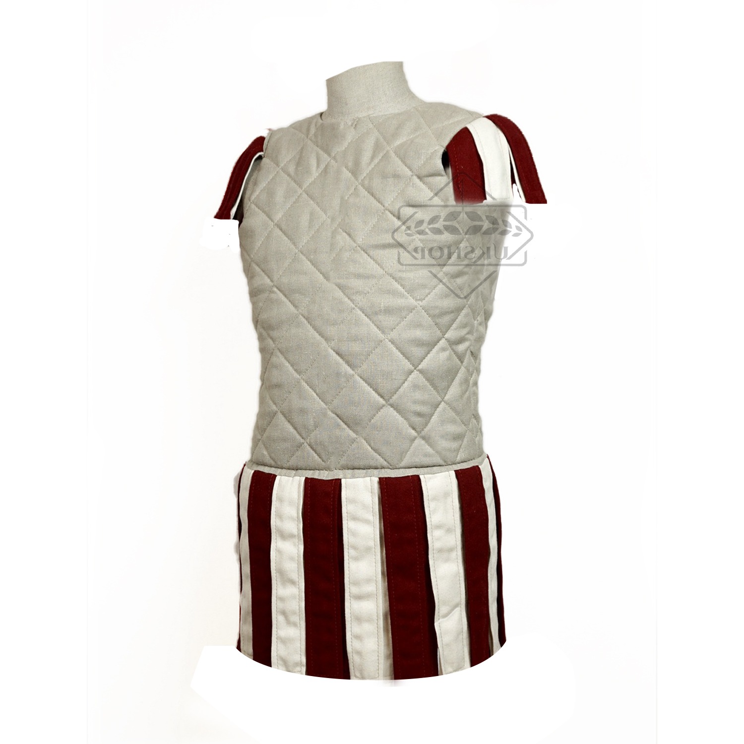 thumbnail image 2 of Medieval Roman Subarmalis - Thick Padded Cotton Sleeveless Gambeson In Multiple Colors 2 of 12