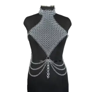 Chainmail Top With Waist Belt