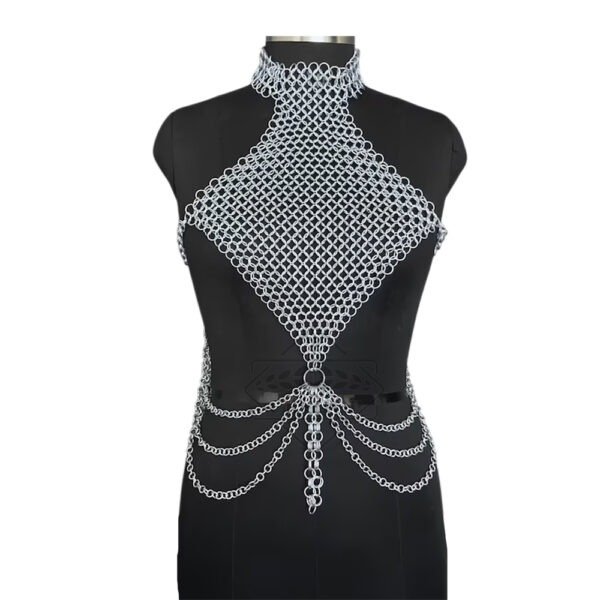 Chainmail Top With Waist Belt