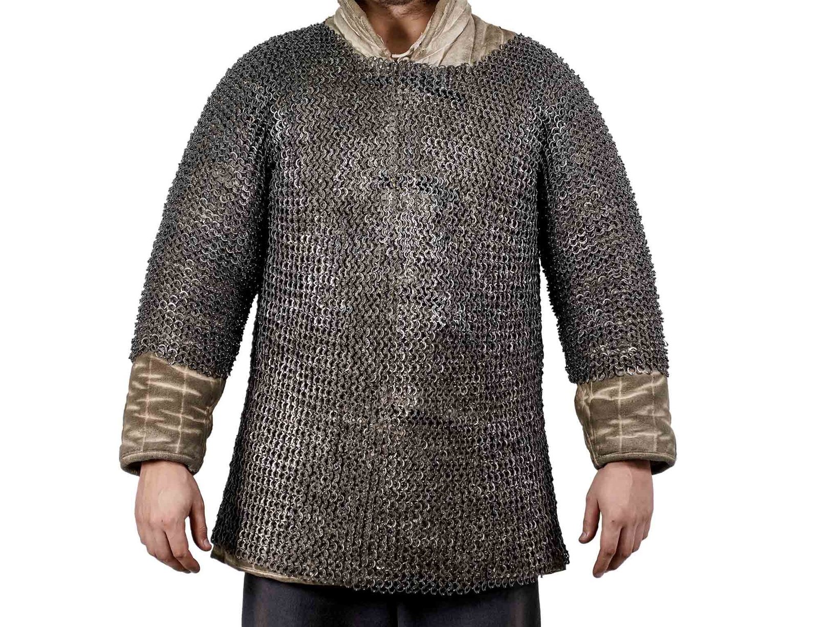 Titanium Chainmail Haubergeon, Chainmail Shirt