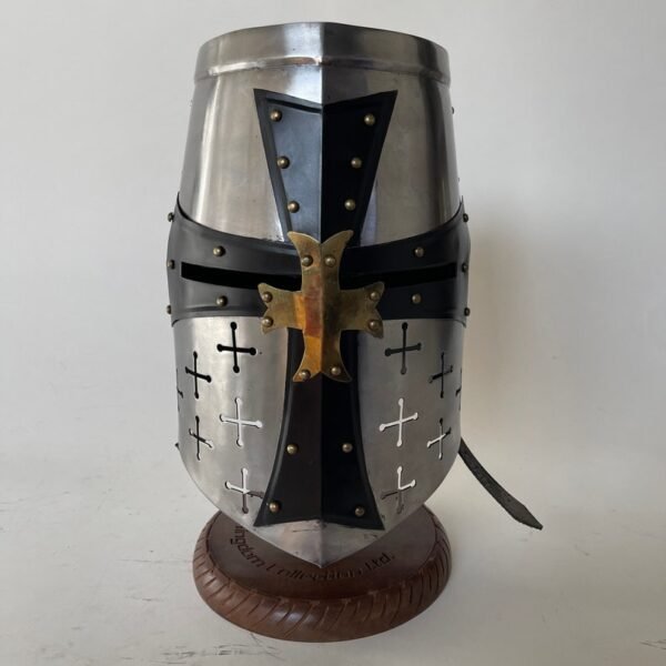 Special Edition Templar Crusader Knight Helmet with Free Display Stand